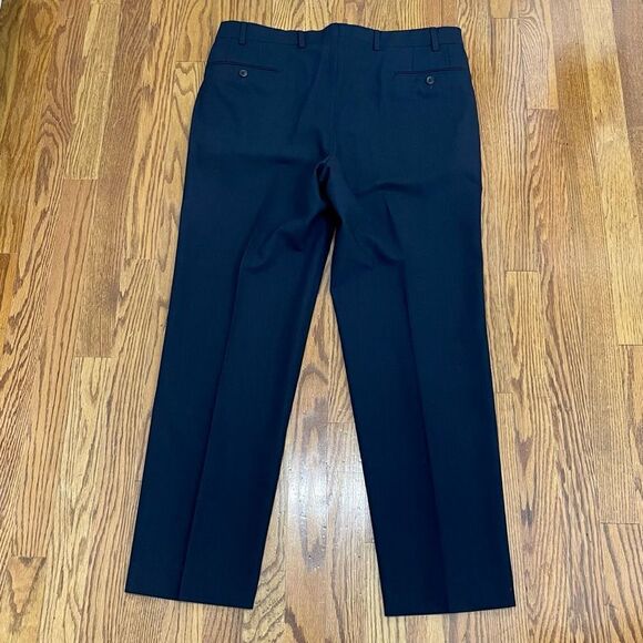 Hiltl COMO Navy Blue Glat front Dress Pants. Size 34. - Picture 4 of 9